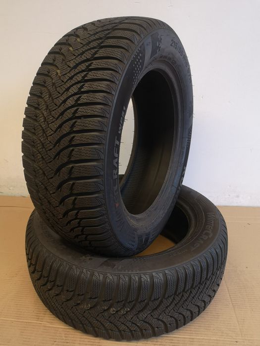 215/55r16 ZIMOWE 97H NOWE Kumho WinterCraft WP51 zima 2 sztuki PARA