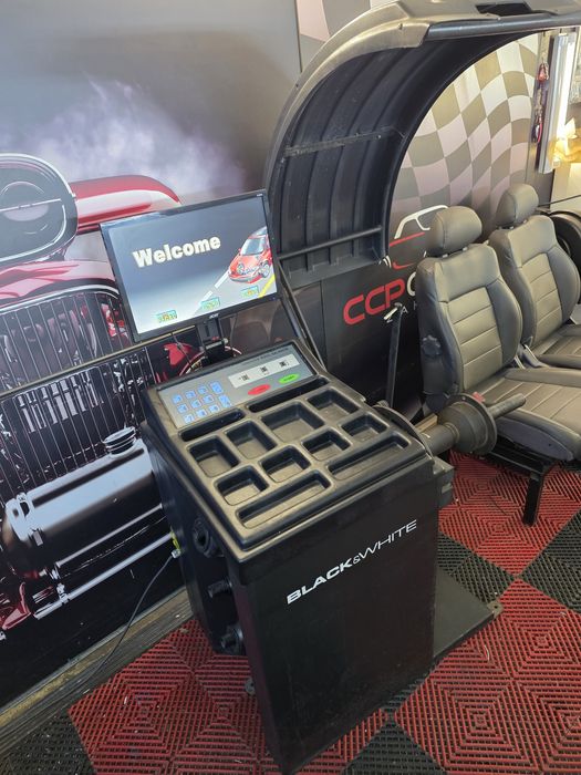 Wywazarka do felg black & white laser