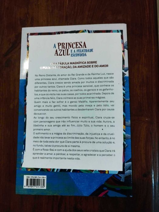 Livro A Princesa Azul e a felicidade escondida