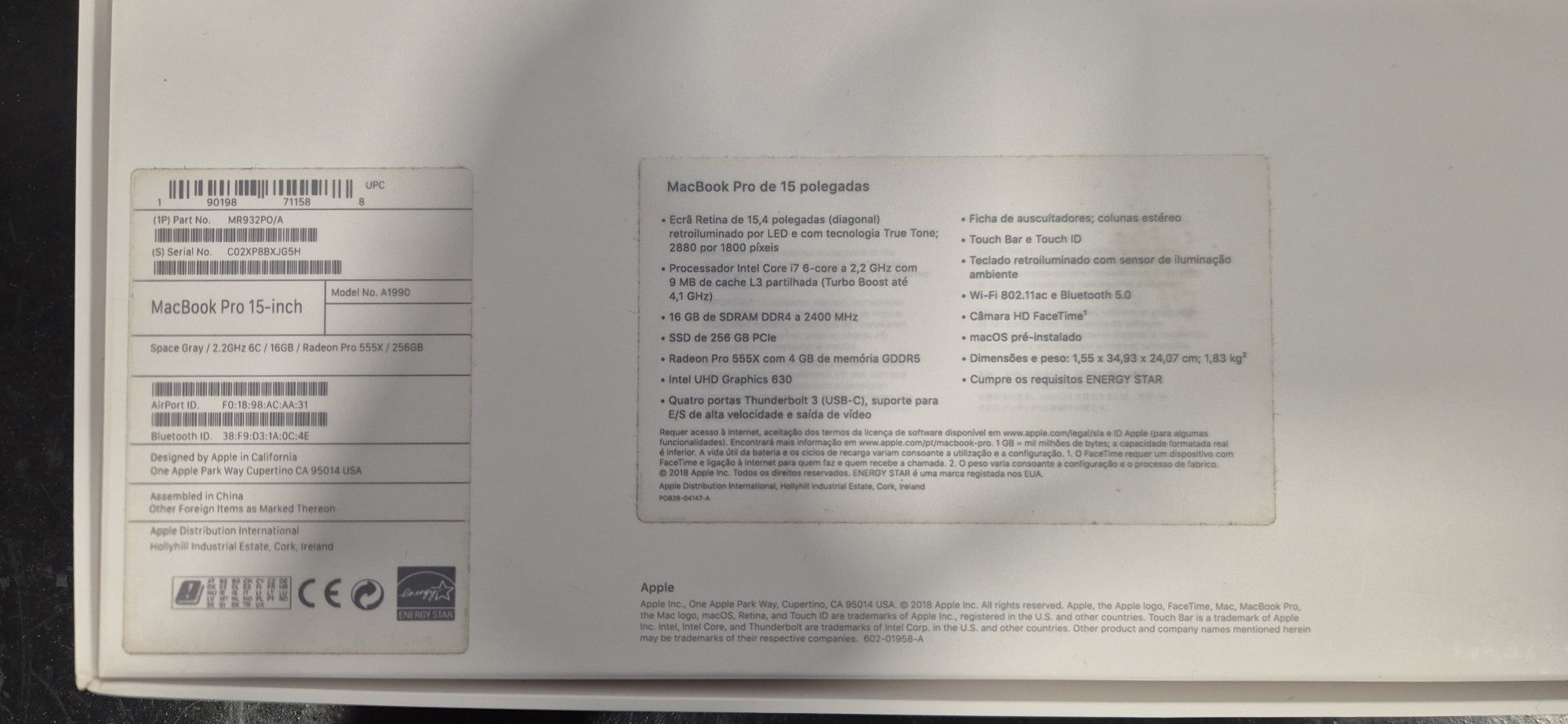 MacBook Pro 15-inc