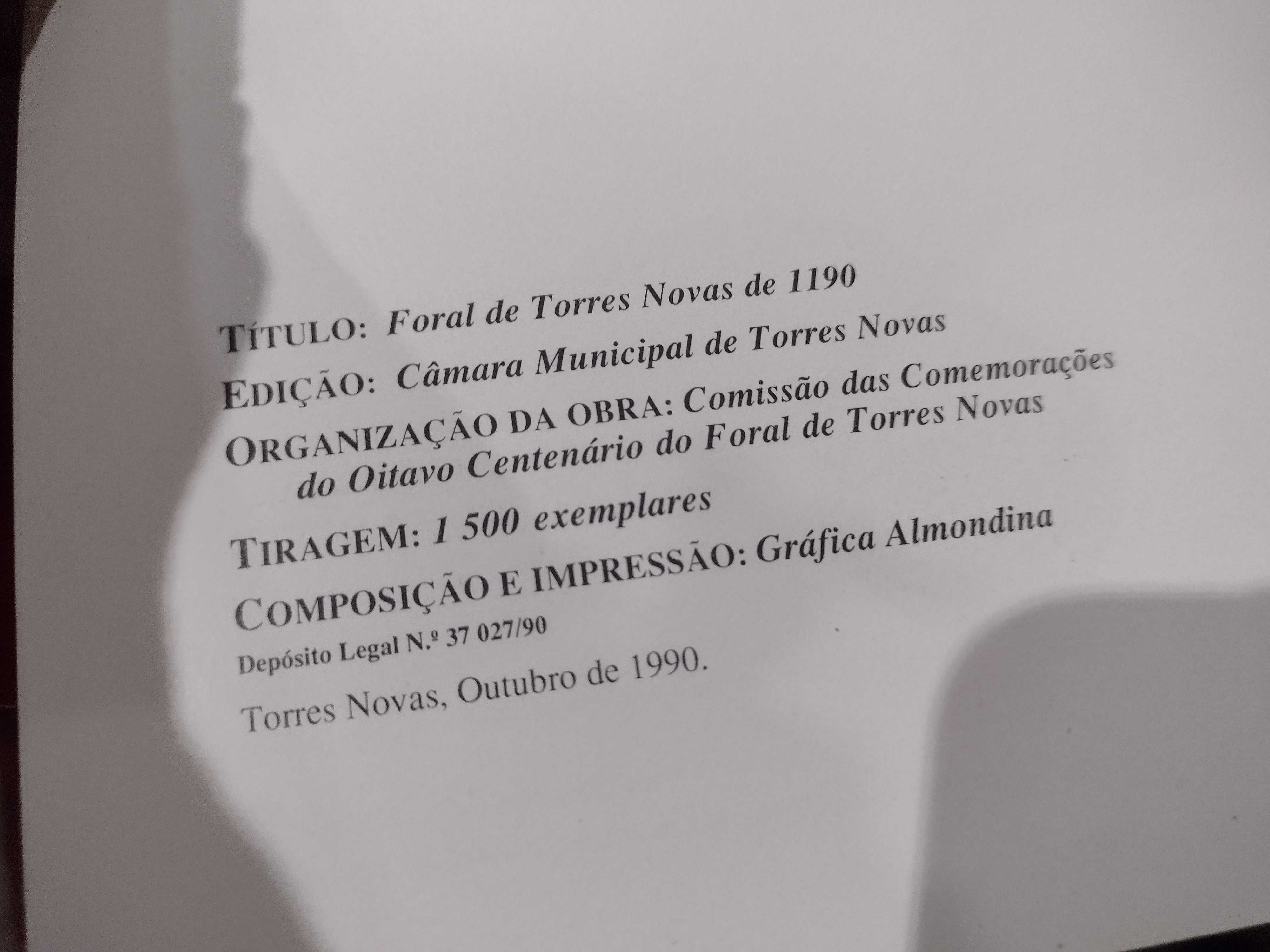 Foral de Torres Novas 1190 / 1990