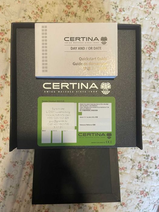 Relógio de homem certina DS