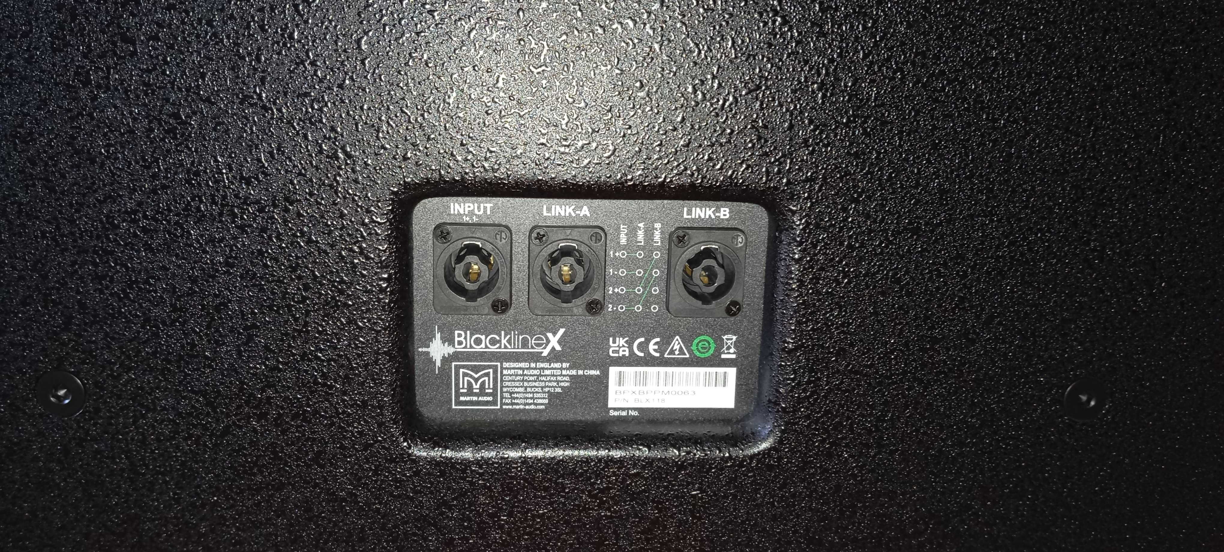 Martin Audio Blackline X15 e X118