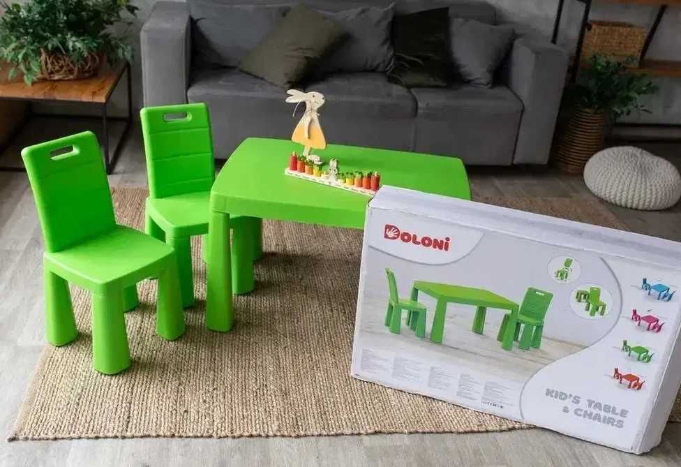 Дитячі стіл та стільці детский столик и стулчики Долони
