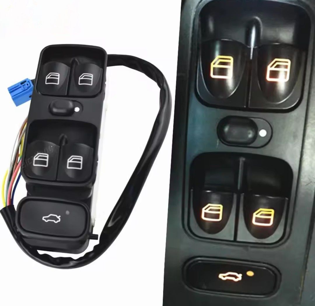 Botão comando interruptor da janela vidros Mercedes-Benz C classe W203
