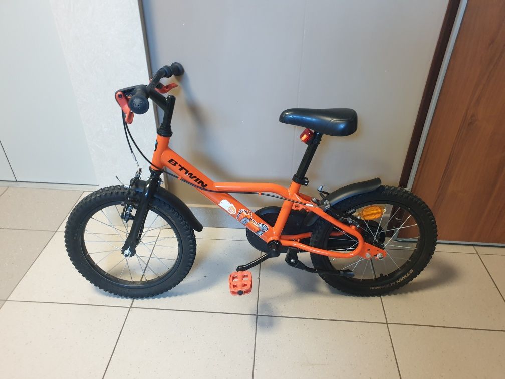 Rower 16" BTWIN pomarańczowy