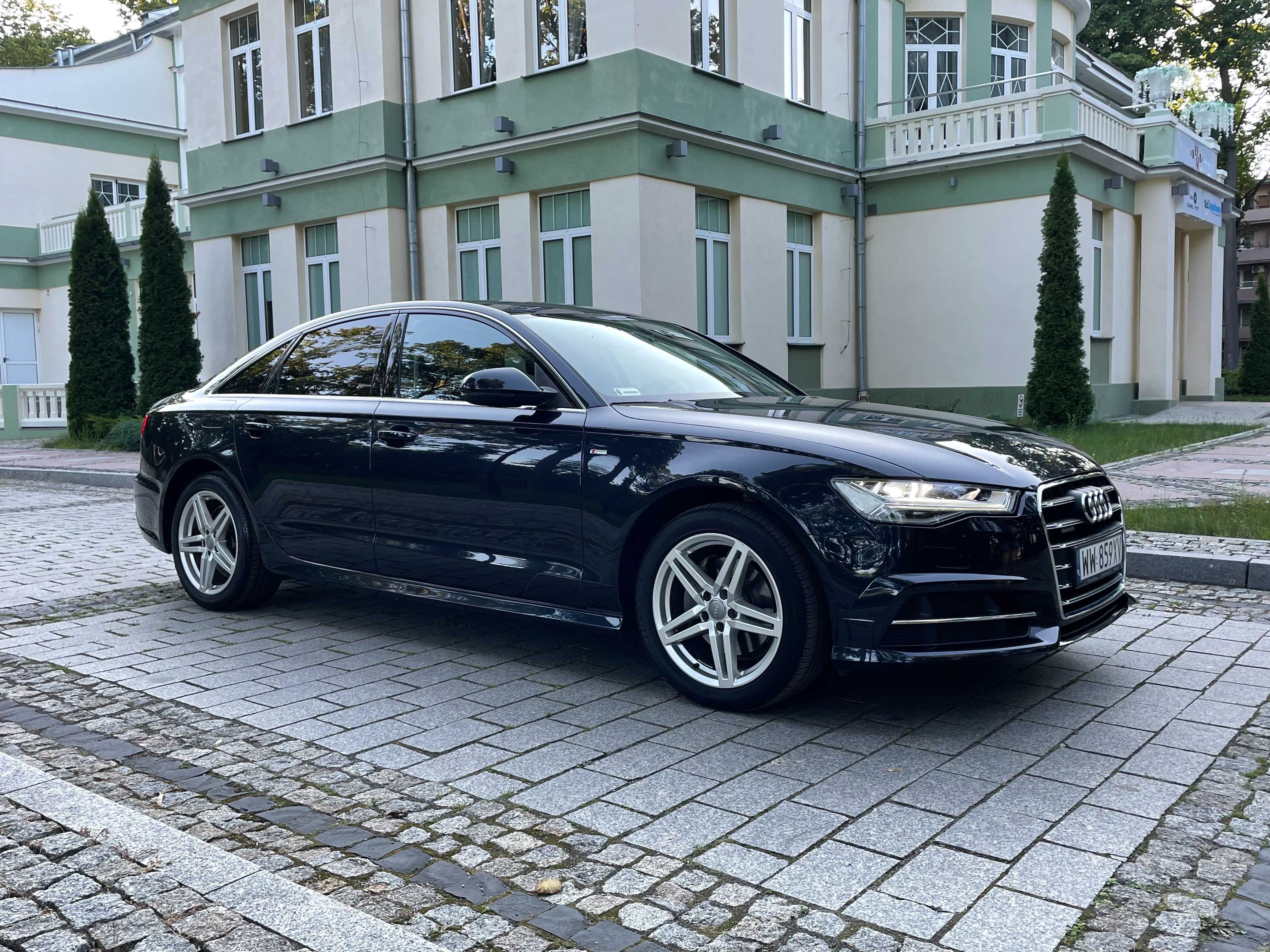 AUDI A6, S-LINE, 2017 Salon POLSKA,Bezwypadek,73tyś.km,TDI,4x4,Automat