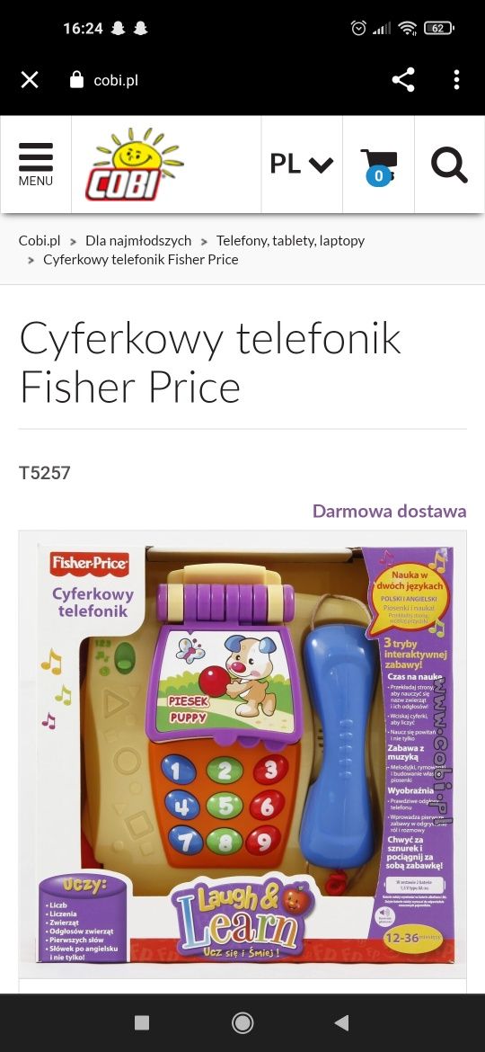 Telefon Fischer Price