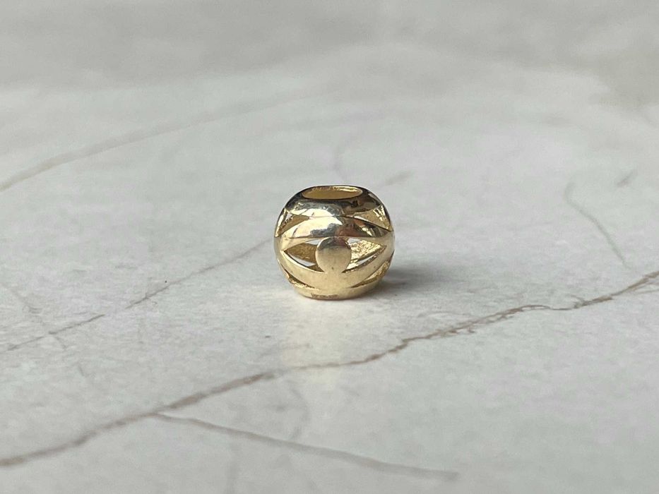 Złota zawieszka kuleczka CHARMS 14K pr.585 Piękna Polecam !