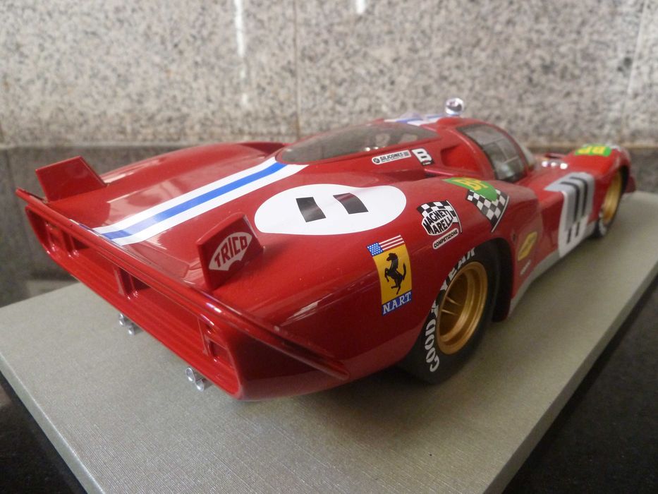 1:18 Tecnomodel, Ferrari 512S, Posey, Le Mans 1970, AutoArt Minichamps