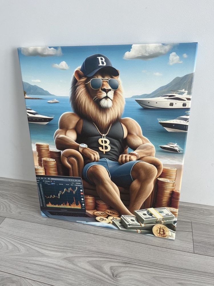 Obraz Bitcoin Line