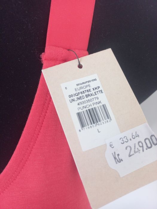 Stanik sportowy biustonosz Calvin Klein punch pink