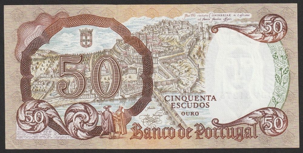 Portugalia 50 escudos 1964 - stan bankowy UNC -