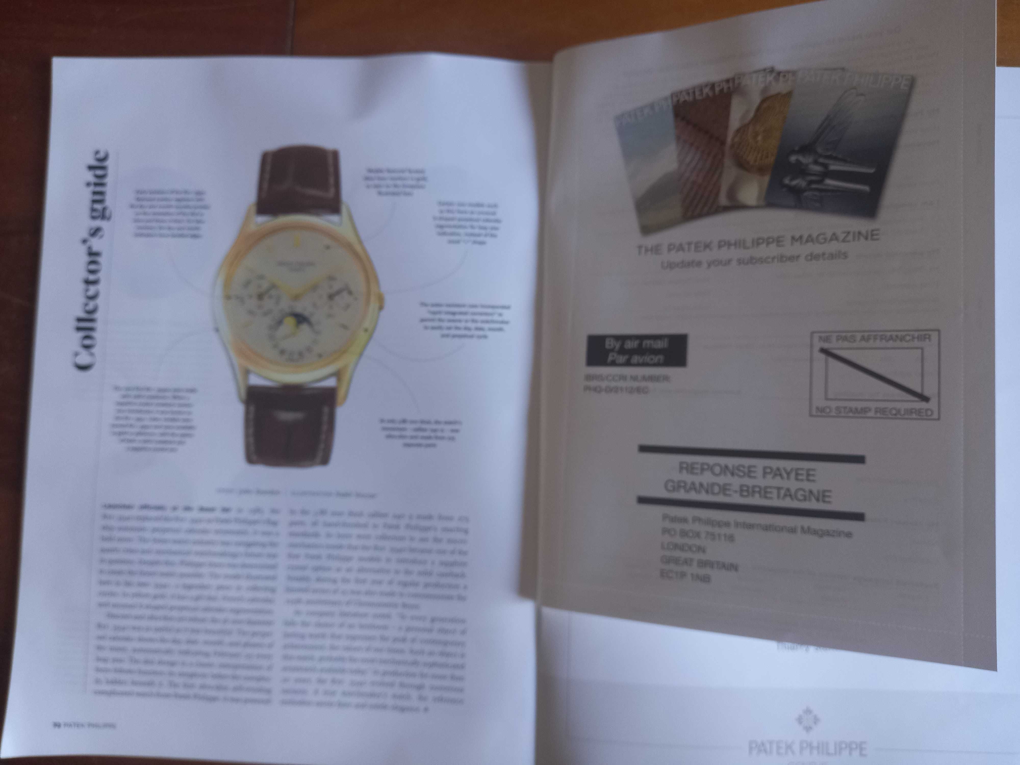 Revista Patek Philippe