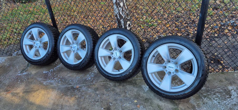 Koła zimowe et34 8J 225/50r17 5x120 oc 72.5mm Alutec