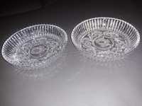 Podstawki miseczki szklane kryształowe 2 szt