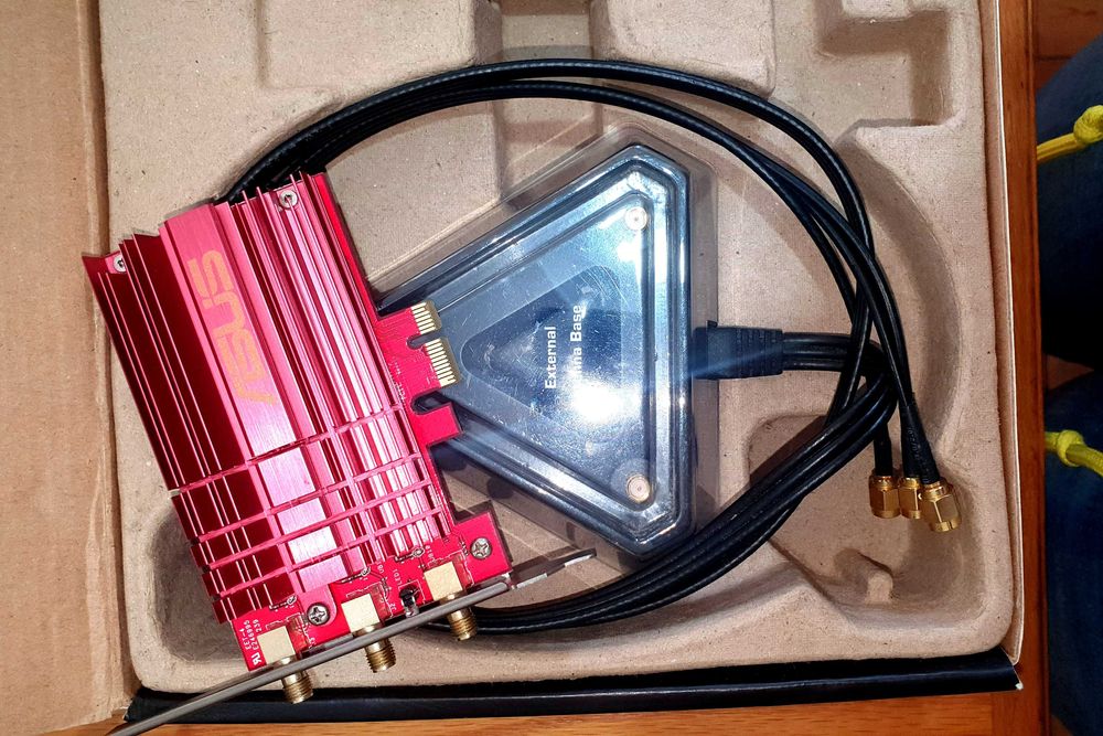 Placa PCI-E wifi ASUS PCE-AC66 Dual- Band AC1750