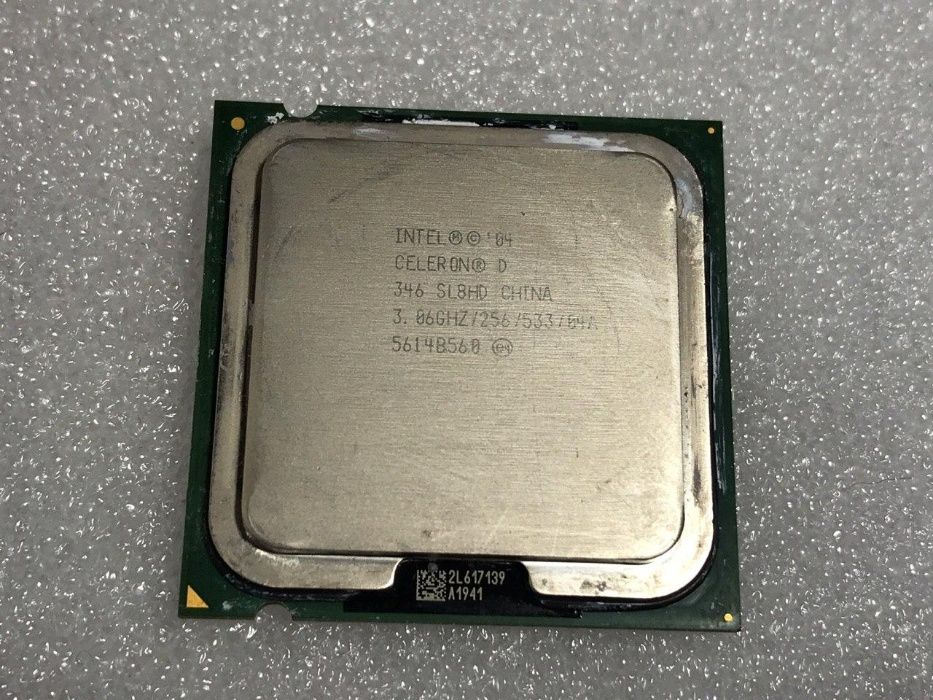Intel® Celeron® D 346 3,06 ГГц, 256 КБ кэш/шинa 533 МГц