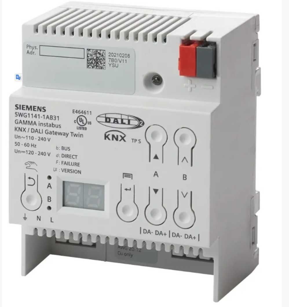Siemens 5WG1141-1AB31 N 141/31 Bramka podstawowa KNX / DALI TWIN