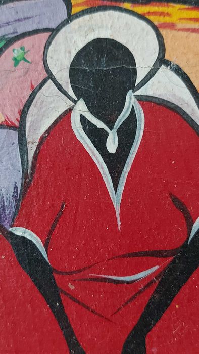 Obraz Wilnert 18×23 cm – kolorowa kompozycja z sygnaturą