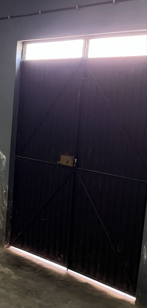 Portao ferro 2 portas