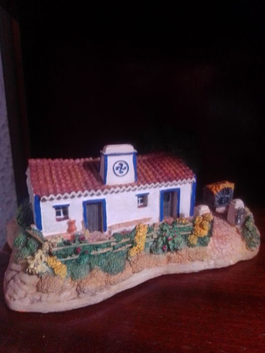 Coleção de casas em miniatura