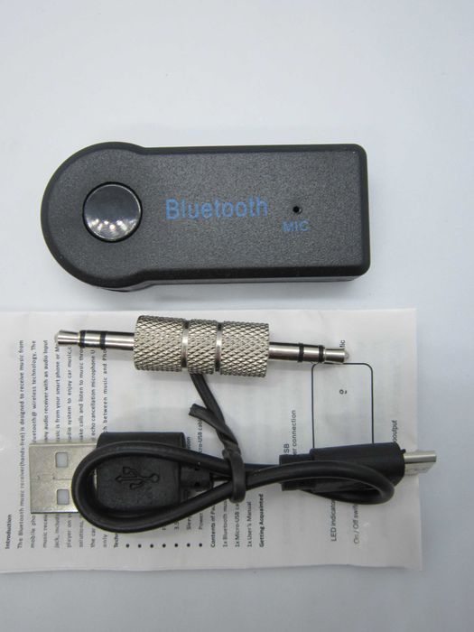 Bluetooth AUX Приемник  адаптер music mp3 Receiver блютуз 3.5мм аукс