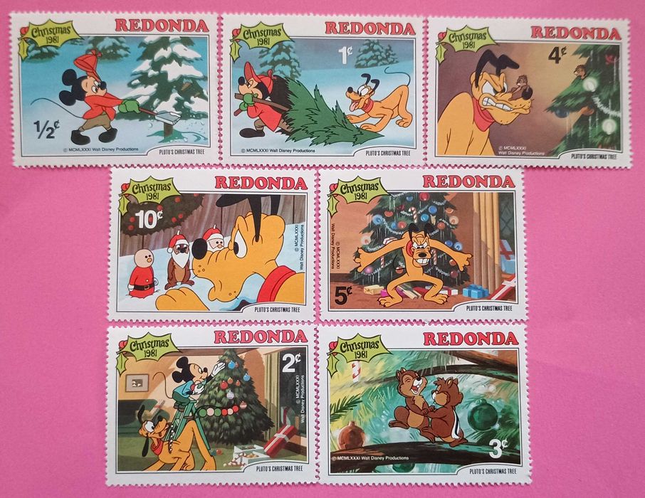 Znaczki pocztowe tematyczne - bajki Disneya