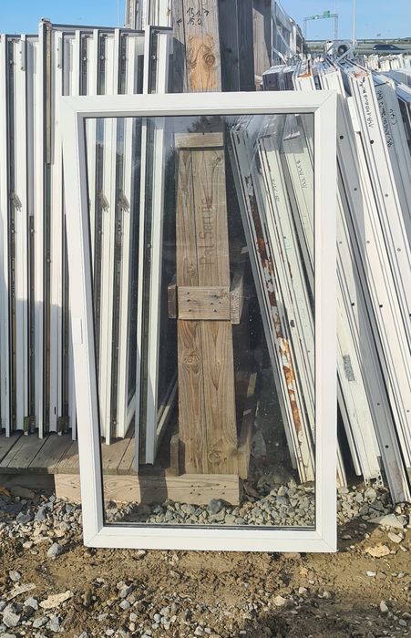 OKNA KacprzaK Witryna 76x133 FIX Używany PCV Lider Okna OLX