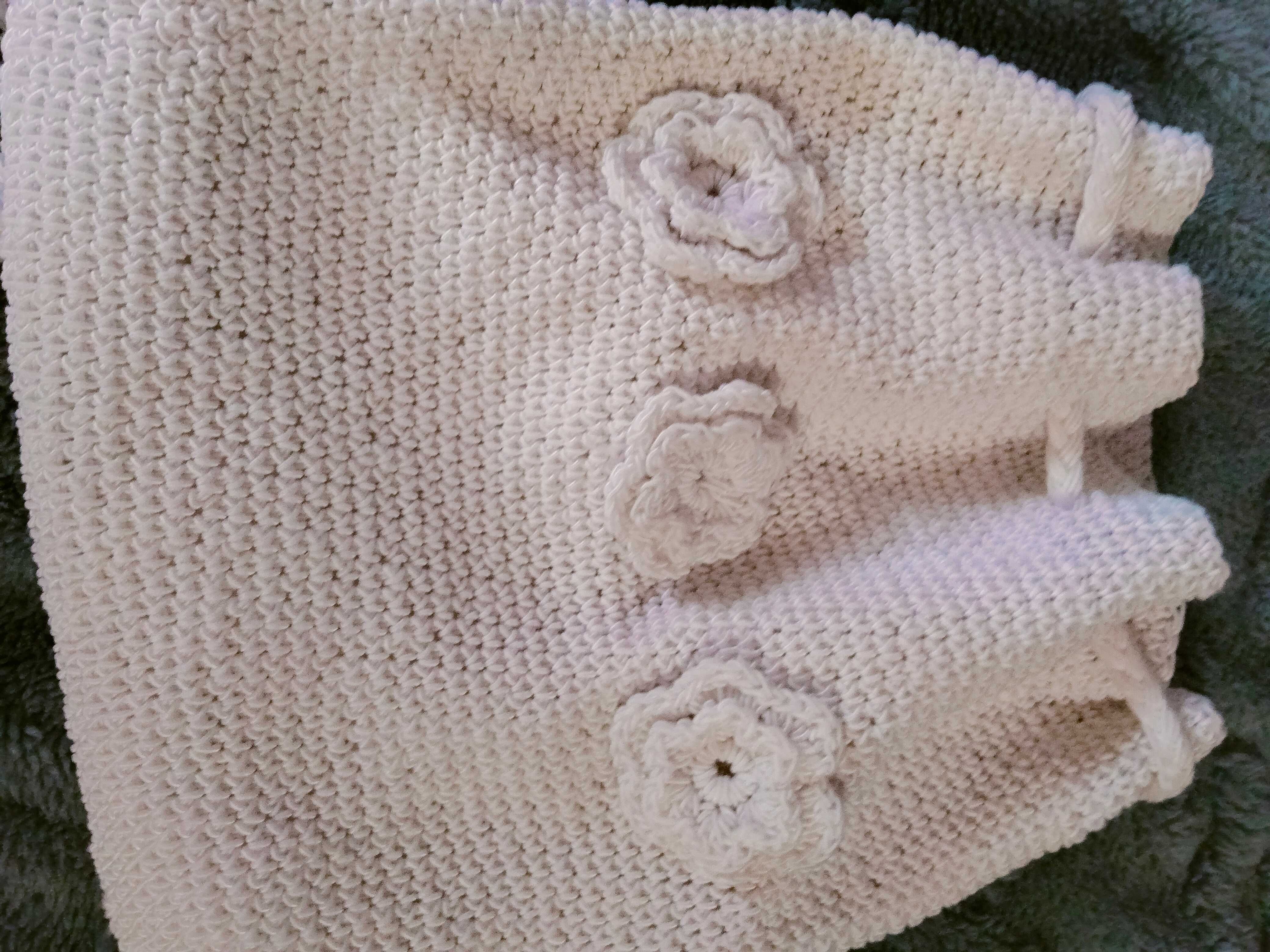 Mochila crochet Branca