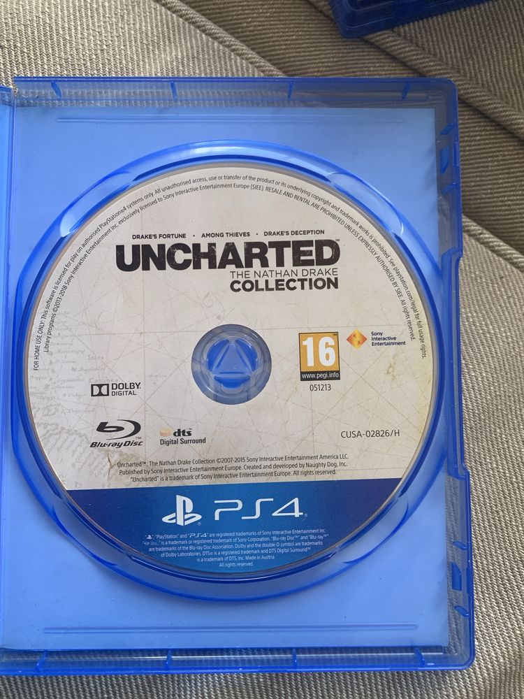 CD de video jogo playstation 4 Uncharted The Nathan Drake Collection