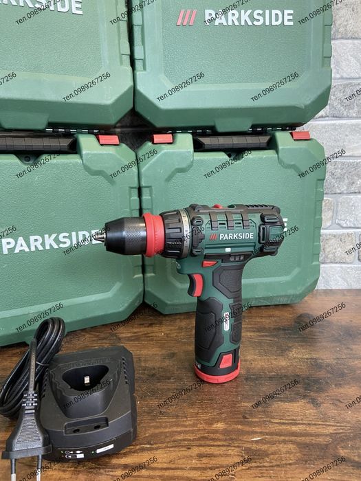 Акумуляторний шуруповерт, дриль,  Parkside PBSA 12 E4 Німеччина