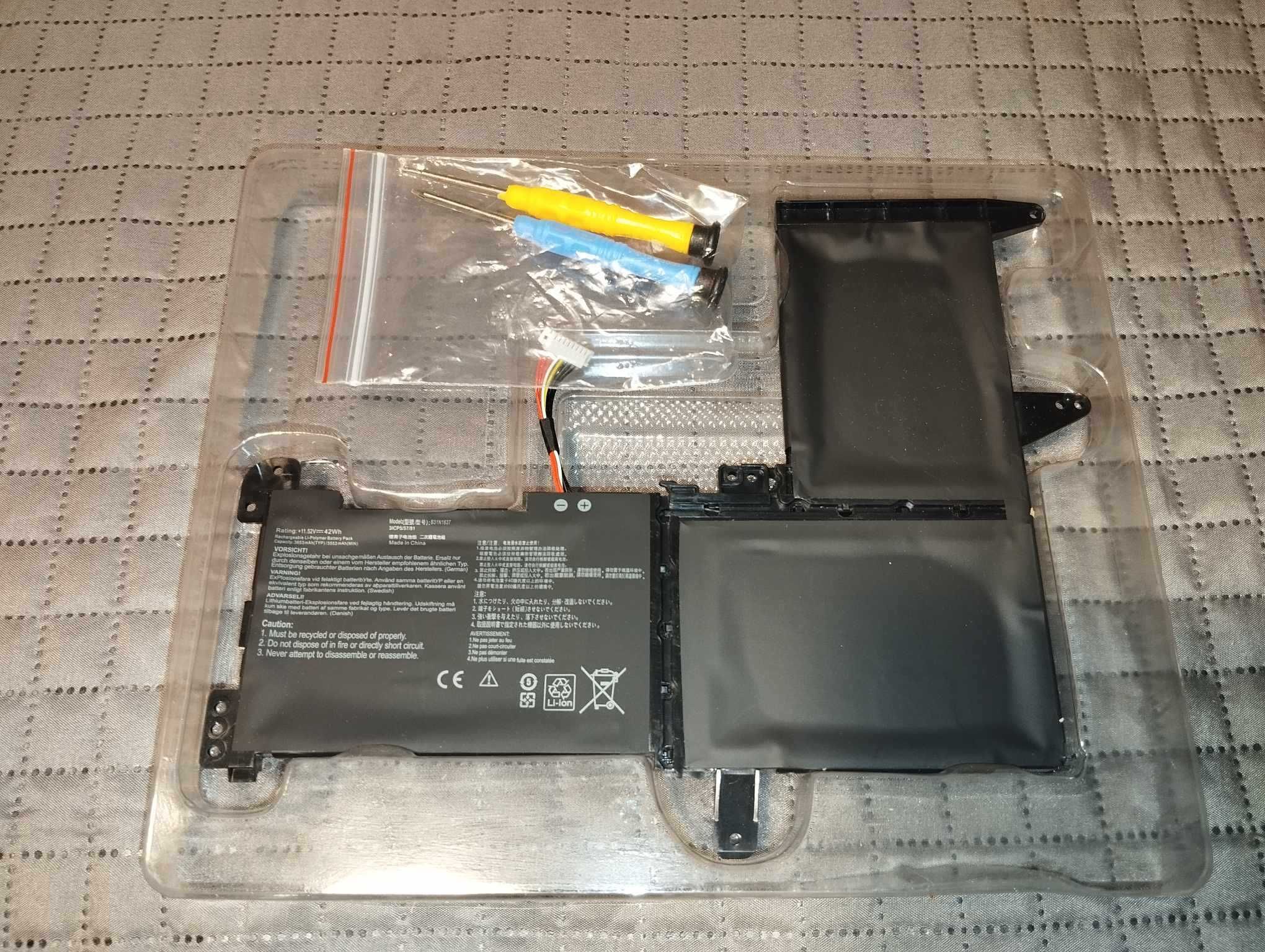 Bateria do Laptopa Asus B31N1637