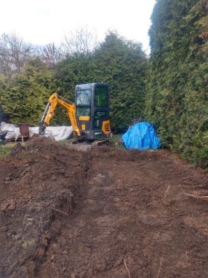 Usługi minikoparka wozidlem możliwość wynajmu