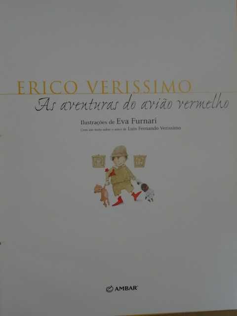As Aventuras Do Avião Vermelho de Erico Verissimo - 1ª Edição