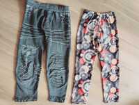 Legginsy, 2 pary, rozm. 110-116, 4-6 lat