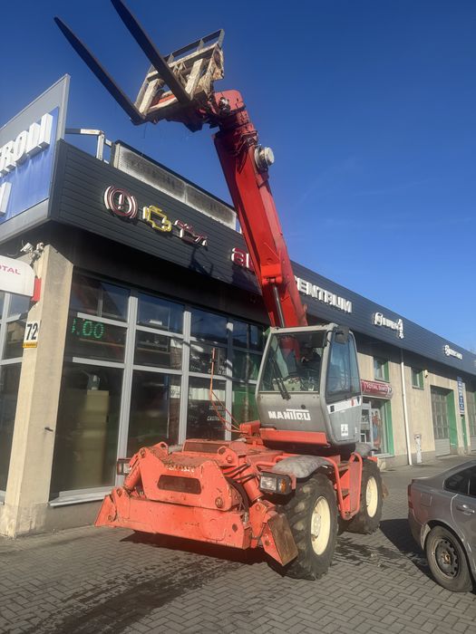 Manitou 1542 roto ladowarka obrotowa +kosz i widły