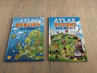 Nowe książki Atlas Europy dla dzieci i Atlas Polski dla dzieci