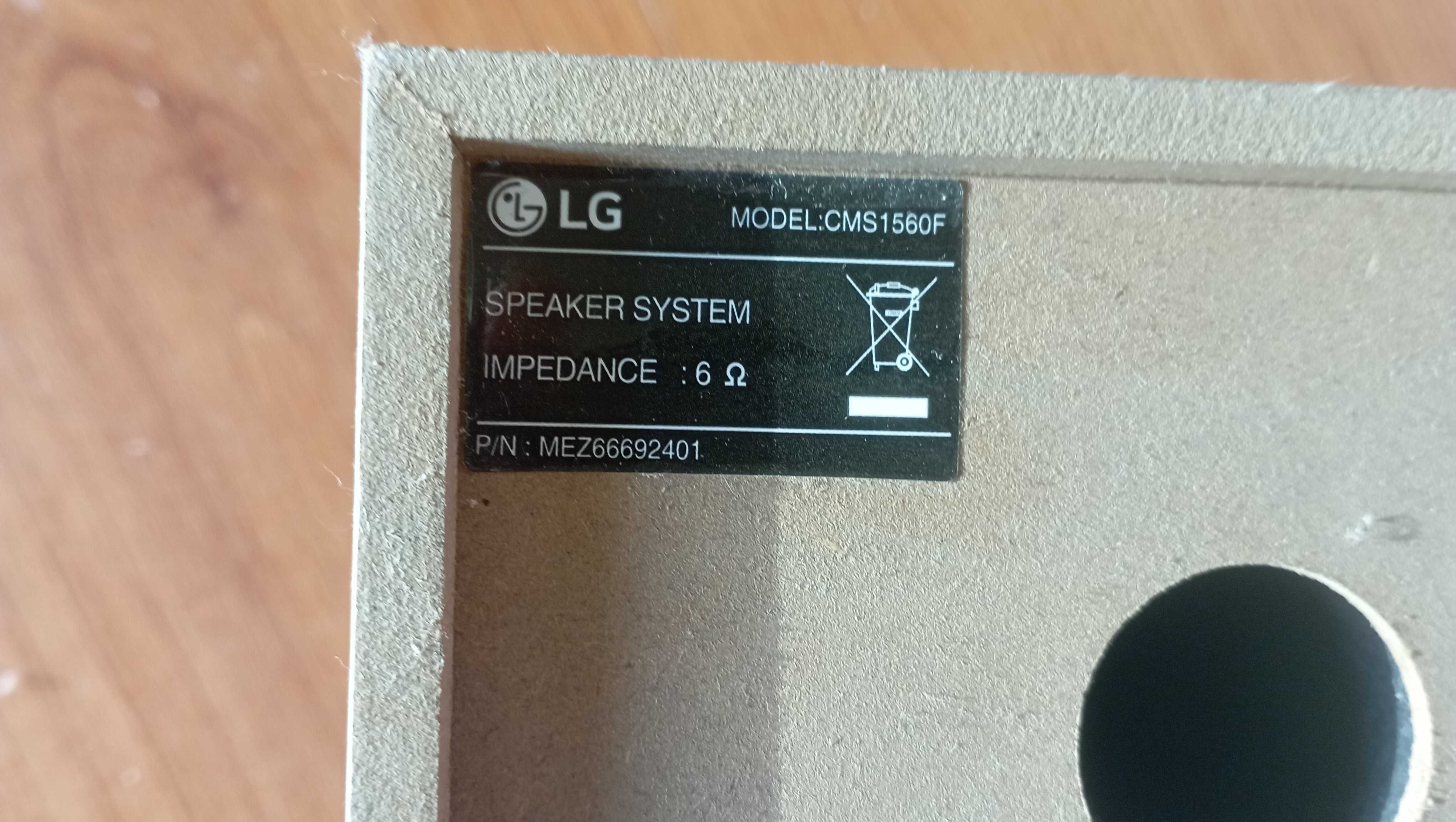 Colunas LG para aparelhagem