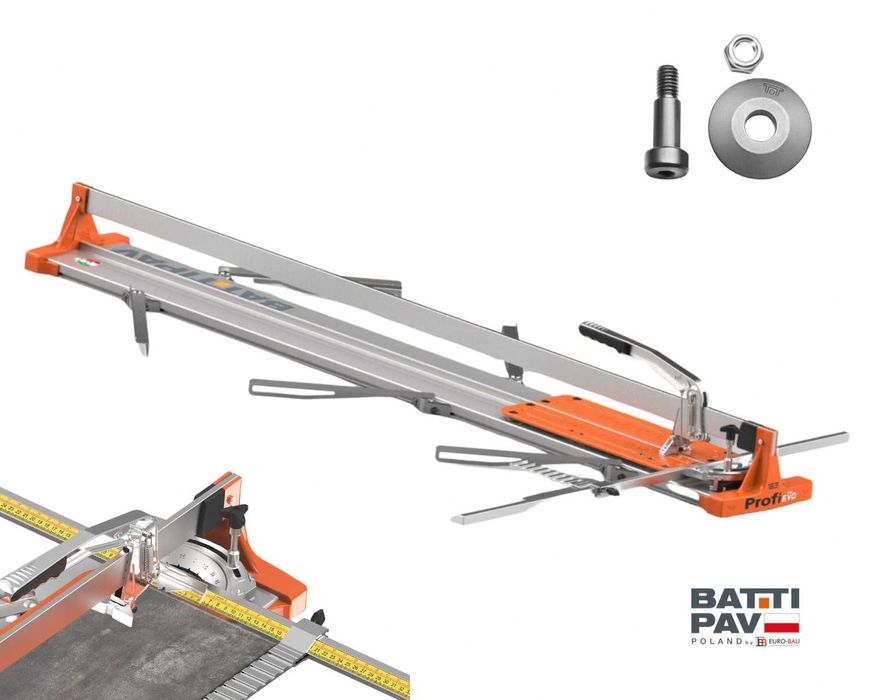 Maszynka przecinarka do płytek glazury terakoty BATTIPAV PROFI EVO 163