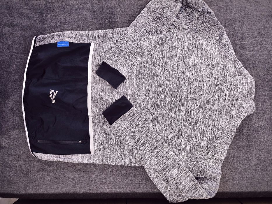Bluza rowerowa kolarska rogelli roz S szara ocieplana