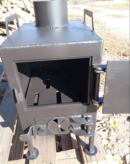 Маленька Буржуйка Бліндажна пічка окопна печка походная печь булерьян