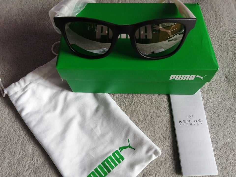 PUMA Nowe Okulary Przeciwsłoneczne z Etui Barwy POLSKA Oryginalne