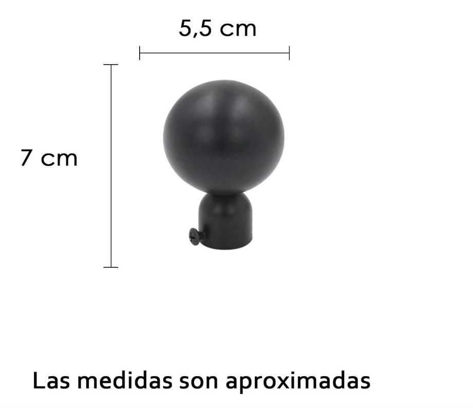 Karnisz pojedyńczy, metalowy, czarnyy, klasyczny 120-210cm
