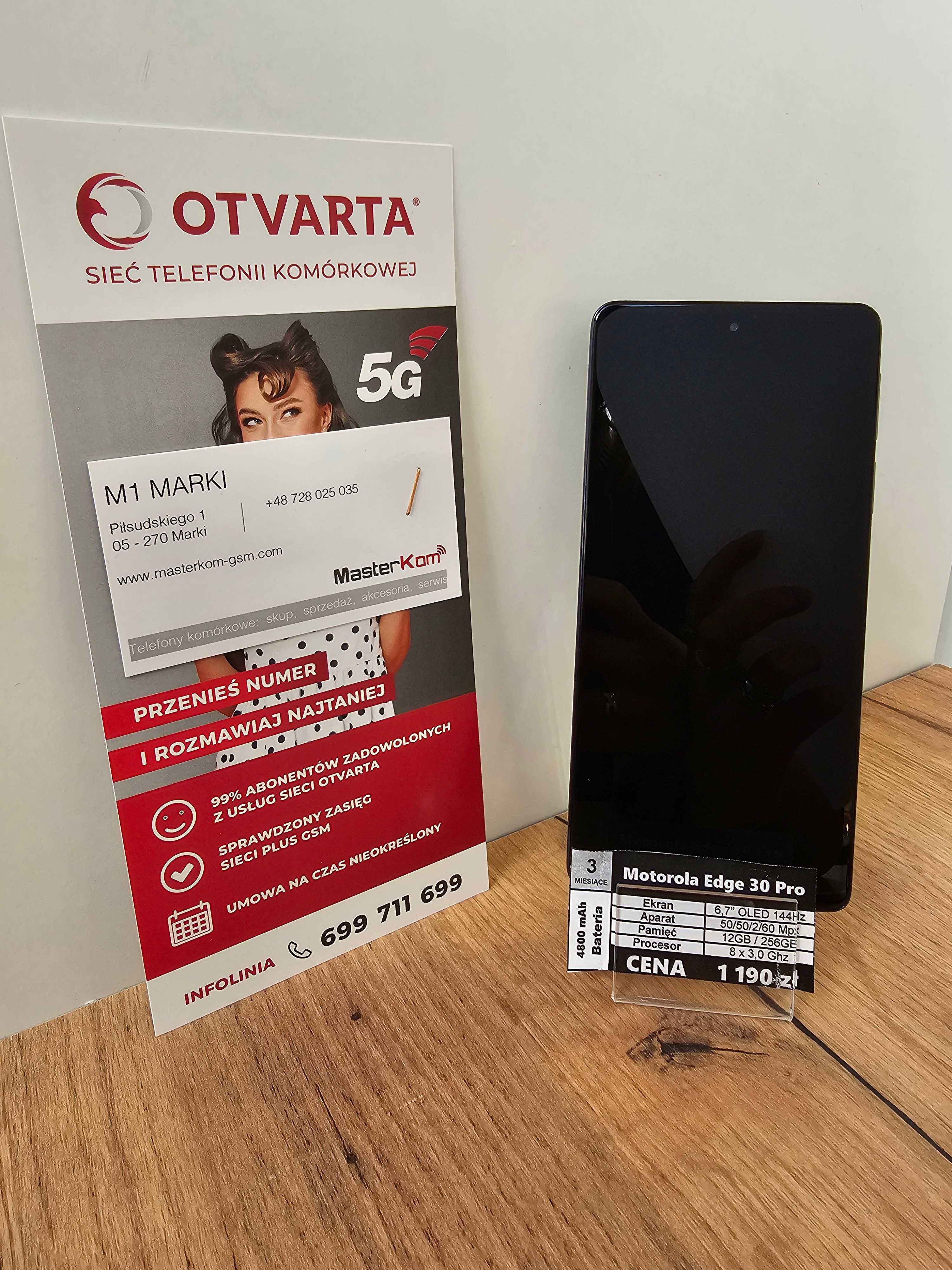 Motorola Edge 30 pro Masterkom Marki GWARANCJA 3 M-ce