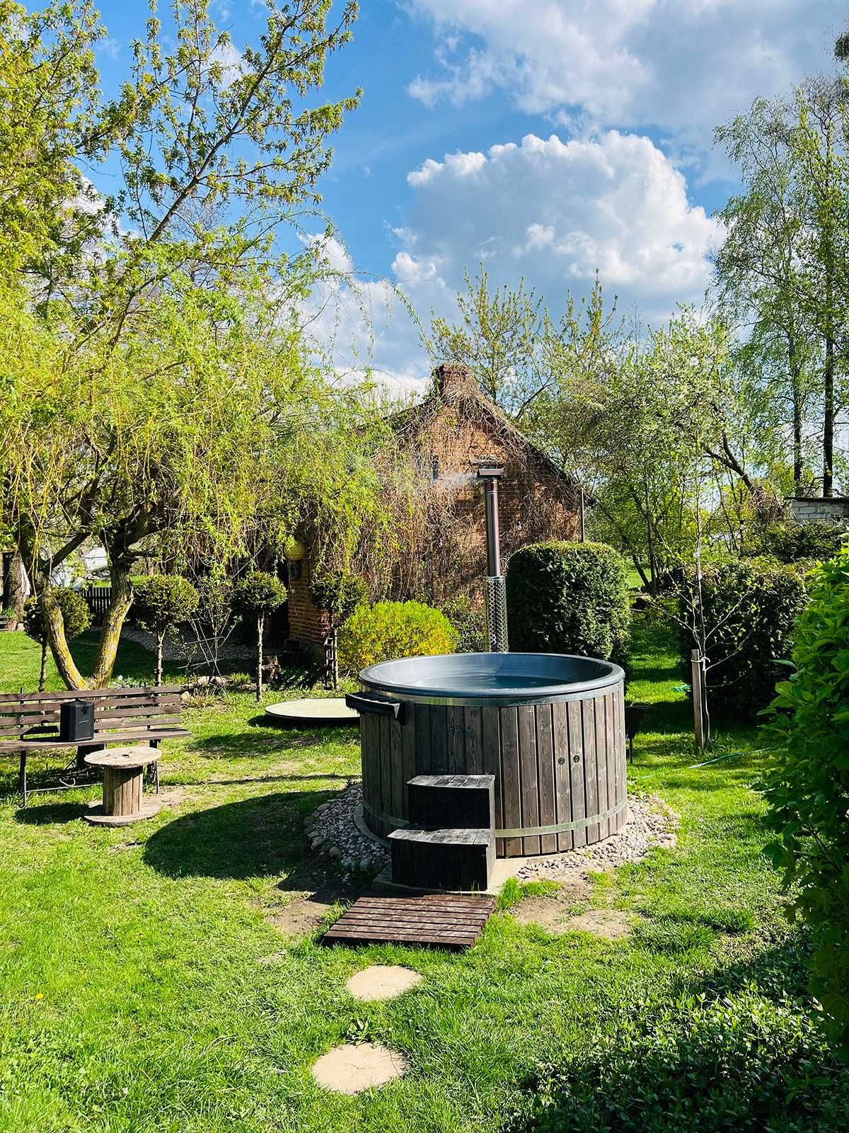 Domek z jacuzzi na wsi / Podlasie / jezioro