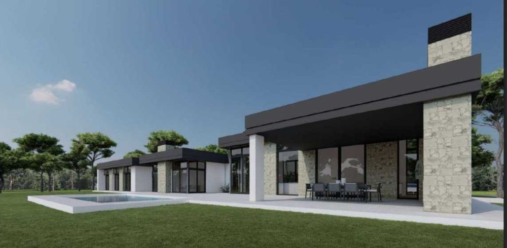 Terreno com Projeto Aprovado para Moradia T5 em Paderne ALGARVE