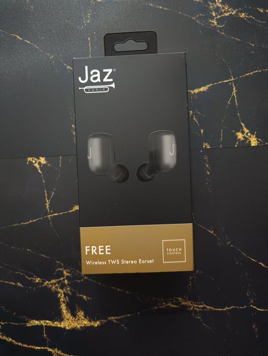 Słuchawki dokanałowe JAZ Twin Free TWS Czarny
