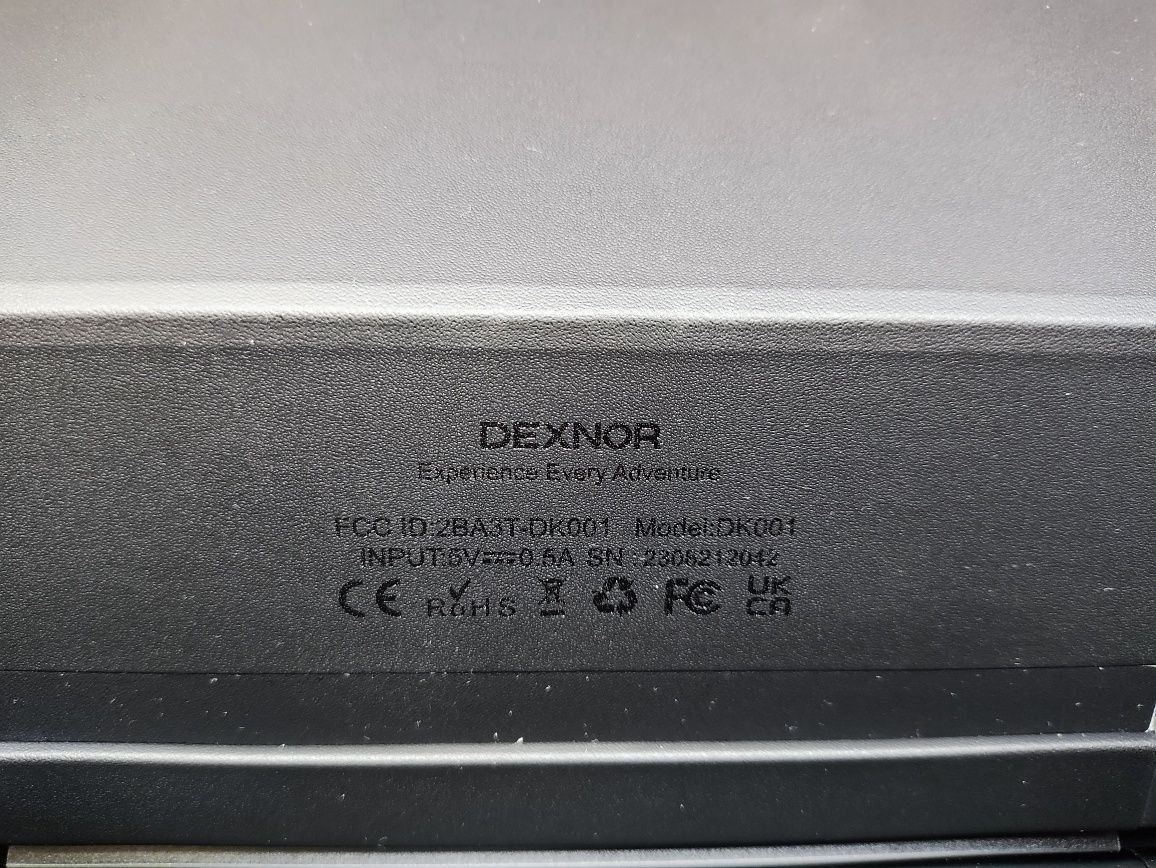Dexnor Etui z klawiatura Samsung Galaxy Tab S9+ S9FE+ S8+ S7+ S7FE
