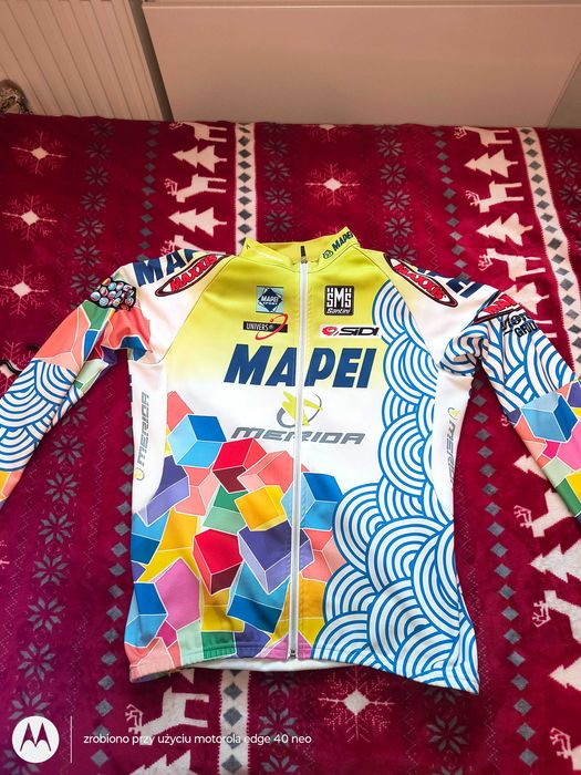 Bluza rowerowa Mapei SMS Santini. Jesienno Zimowa